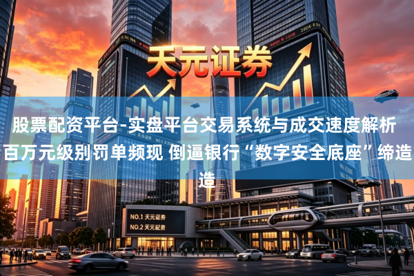 股票配资平台-实盘平台交易系统与成交速度解析 百万元级别罚单频现 倒逼银行“数字安全底座”缔造